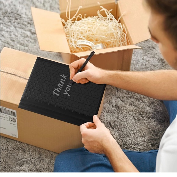 Black Bubble Mailers (50 pc) 6x9 Padded Waterproof Kraft Envelope Shipping - Picture 8 of 8